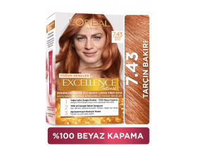 Loreal Excell 7 43 Tarçın Bakırı Saç Boyası