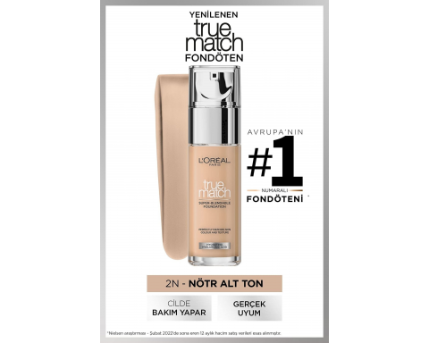 Loreal Paris True Match No 2 N Vanilla Fondöten