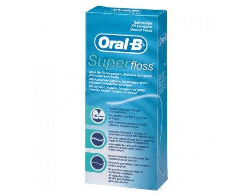 Oral B Diş İpi Super Floss Mint 50 Ml